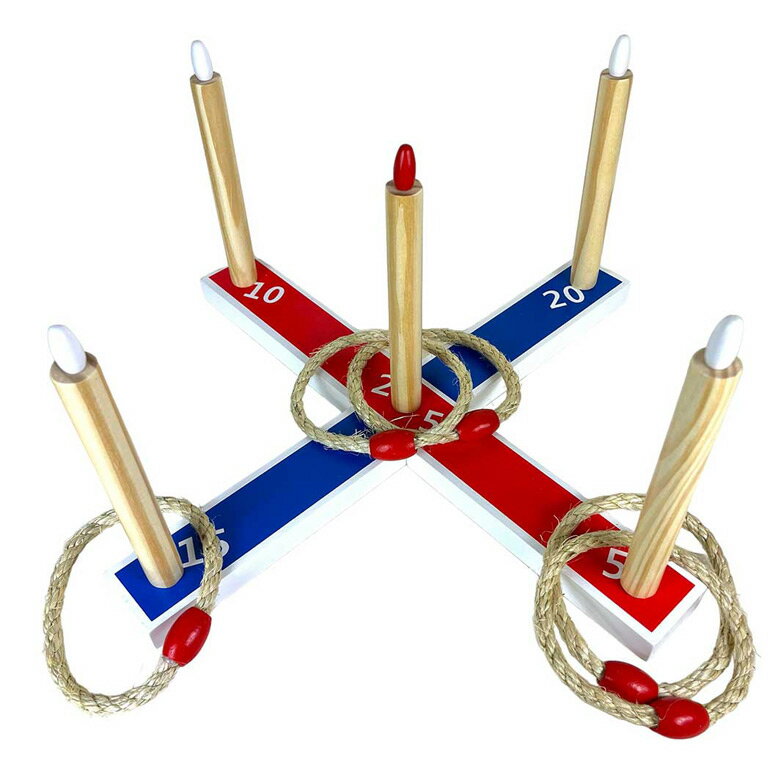 木製クラシック輪投げ Wooden Ring Toss学びの王様「輪投げ」～輪投げは、知育・体育・心育を兼ねそろえた“学び遊び”の王様です～