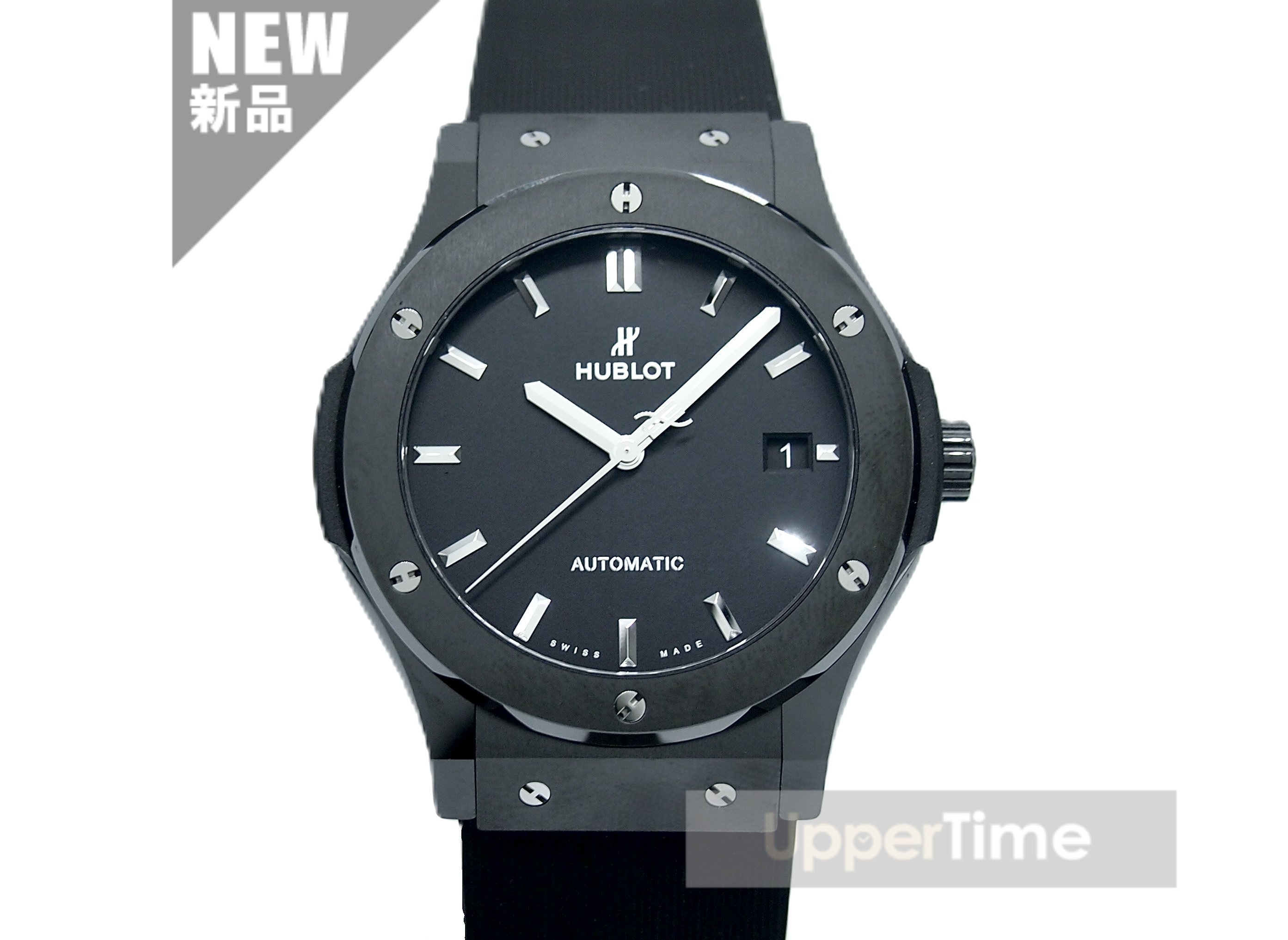 HUBLOT - ウブロ　クラシック・フュージョン ブラックマジック　Ref.511.CM.1171.RX　42mm　マットブラック　ブラックセラミック　ブラックラバー　自動巻き　メンズ　2025年式