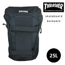 THRASHER スラッシャー バックパック リュック THRCD504 ボードキャリーストラップ付き マグロゴ デイバッグ リュックサック 男女兼用 MAGLOGO スケートブランド スケボー スケートボード