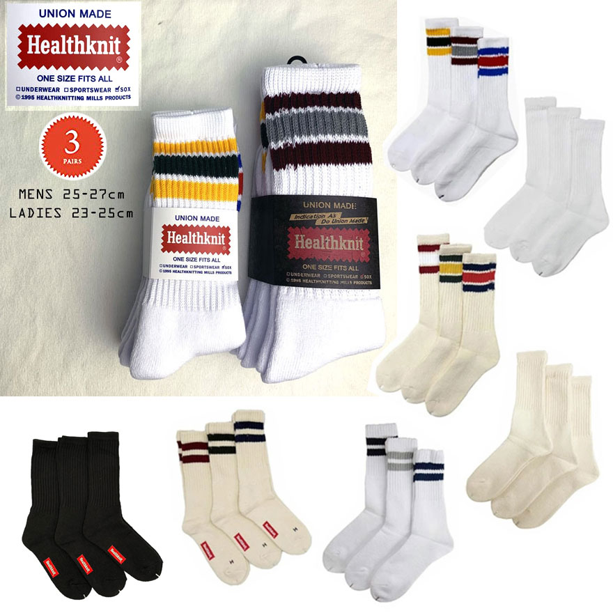 HEALTHKNIT �إ륹�˥å� 3P ���å��� set socks ���� 3­���åȡڹ��������ʡ� �ե�ѥ��� ��� ��ǥ�������S��23-25cm M��...
