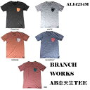 ポケット Tシャツ TEE 5color アメカジ メンズ ポケット Tシャツ【branch works/ブランチワークス】粗挽き杢 UNISEX ポケT BI...