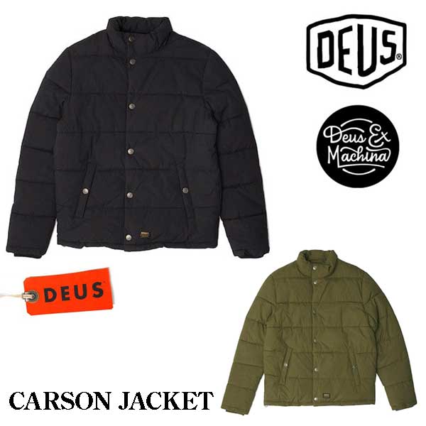 DEUS EX MACHINA ( デウスエクスマキナ ) CARSON JACKET カーソンキルト中綿ジャケット DMF76730 アウター ロンハーマン/バイク バイカー サーフィン ロック