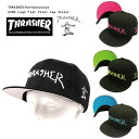 THRASHER/Mark Gonzales キャップ 平ツバ 帽子 CAP 15TH-C05 正規品/スラッシャー キャップ 送料無料 スナップバック GONZ ART ゴンズ マーク ゴンザレス 男女兼用 日焼け止め防止 帽子 スケボー スケートボード