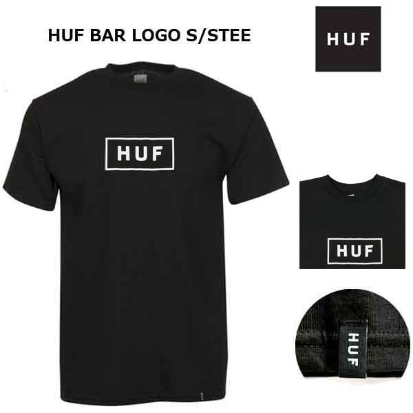 HUF(ハフ) Tシャツ BAR LOGO TEE バー ロゴT 半袖 USAモデル ESSENTIALS エッセンシャル Tシャツ クルーネック 半袖 メンズ レディース カットソー スケートボード ストリート キース ハフナゲル/TSBSC1113/summersale