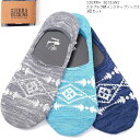 (シェラデザインズ) SIERRA DESIGNS 靴下 3setsocks インステップ ソックス 3足セット (131-1025) スラブラグ柄 オルテガ柄 滑り止め機能 ローゲージ編み アンクル スニーカー フットウェア アメカジ アウトドア 25-27cm