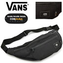 VANS (バンズ) ボディバッグ WARD CROSSBODY PACK/ブラック(VN0A2ZXX6ZC) ヴァンズ ウエストバッグ リップストップ コーデュラーナイロン CORDURA RIPSTOP スケボー サーフィン その1