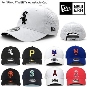 NEW ERA ニューエラ メッシュ キャップ 9TWENTY ストラップバック サイズ調整 PERF PIVOT STRAPBACK CAP ローキャップ メッシュ 大リーグ 帽子 刺繍 UNISEX メンズ レディース 帽子 ホワイトソックス/パイレーツ/ジャイアンツ/メッツ//エンゼルス/マリナーズ/920 MLB NFL NBA