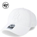 (tH[eB[Zu) e47 BRAND NEW YORK YANKEES yCLEAN UP STRAPBACK/WHITEOUTzN[Abv j[[N L[X [Ki]