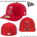 j[G 59FIFTY T[X G[XyMLB ON-FIELD AUTHENTIC GAME LC LOW-CROWN FITTED CAP LP/REDz NEW ERA LOS ANGELES ANGELS bh