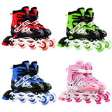 饤󥹥ȡB˻ҶѡBAIBO INLINE SKATE KID'S륦롡Ҷå˥ȥ꡼ȡĴġ LED ۥ   顼֥졼 顼 HOWTOҡץ쥼  ܡ S/M/L 18cm-26.5cm