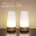 【 SALE／10 OFF 】30日9:59まで 【お得な2個セット】 人感センサー 付き LED ライト 自動点灯 電池式 屋内 センサーライト テーブルライト 階段 玄関 廊下 転倒防止 安全 寝室 ナイトライト プロテック