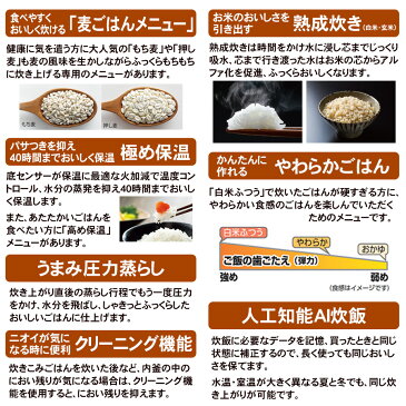 圧力IH 炊飯ジャー 極め炊き象印 ZOJIRUSHI1升炊き 鉄器コートプラチナ厚釜ブラック　NP-BK18-BA【2020年7月 新発売】