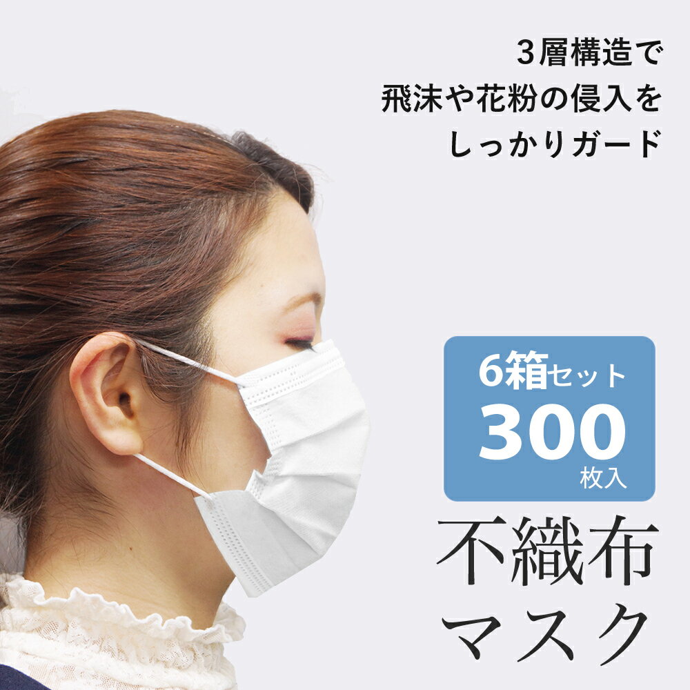 マスク 50枚 入り 【 1箱 50枚 ／ 6箱 300枚 