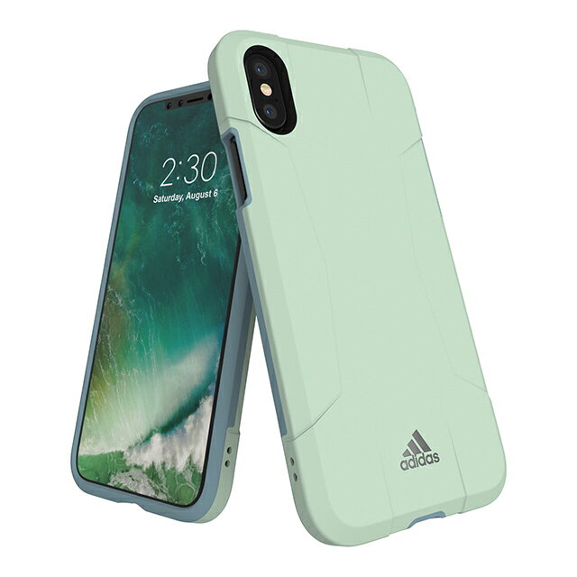 アディダス スマホケース メンズ アディダス Solo Case (Aero Green)iPhone XS / X