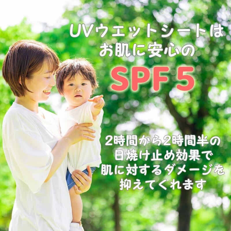 UVケア ウェットシート 15枚入 紫外線対策...の紹介画像3