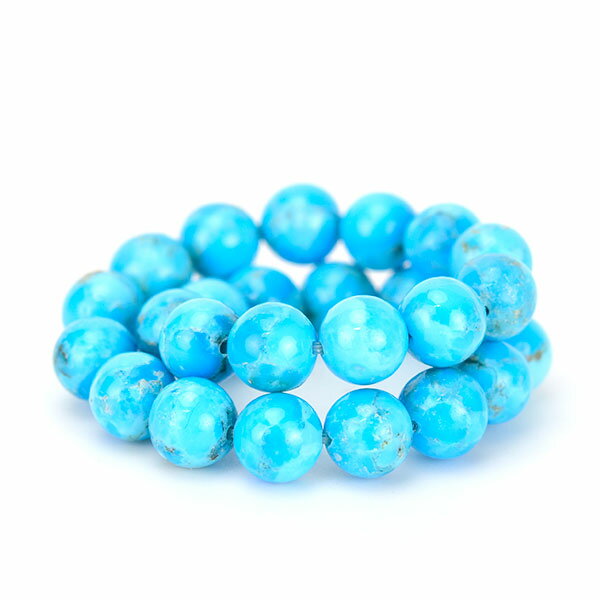 Rakuten - 天然 ターコイズ ブレスレット ■キングマンターコイズ■【約8mm～8.3mm珠】アメリカアリゾナ州産ターコイズ｜ブレス｜数珠｜アリゾナ産｜キングマン鉱山｜ミネラルパーク鉱山｜天然石｜パワーストーン｜トルコ石｜ ■39ショップ■