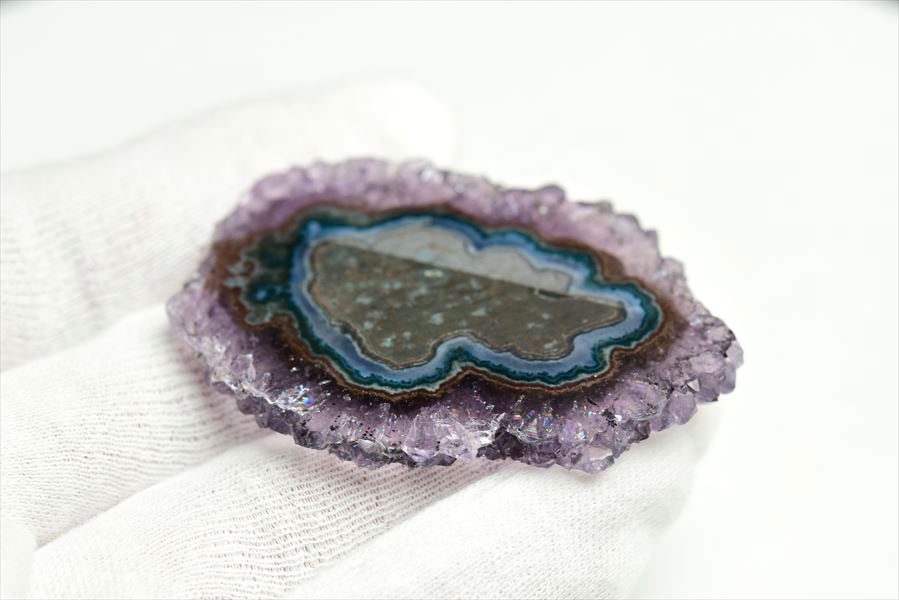 フラワーアメジスト スライス スタラクタイト 原石 ◆ウルグアイ・アルティガス産◆紫水晶｜アメジストクラスター｜原石｜Artigas Uruguay｜スタラクタイト｜鍾乳石｜天然石｜パワーストーン｜プレゼント ■39ショップ■