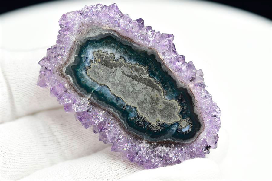 フラワーアメジスト スライス スタラクタイト 原石 ◆ウルグアイ・アルティガス産◆紫水晶｜アメジストクラスター｜原石｜Artigas Uruguay｜スタラクタイト｜鍾乳石｜天然石｜パワーストーン｜プレゼント ■39ショップ■400