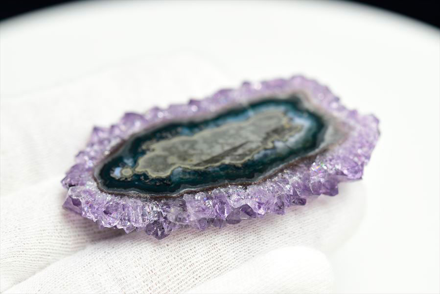 フラワーアメジスト スライス スタラクタイト 原石 ◆ウルグアイ・アルティガス産◆紫水晶｜アメジストクラスター｜原石｜Artigas Uruguay｜スタラクタイト｜鍾乳石｜天然石｜パワーストーン｜プレゼント ■39ショップ■400
