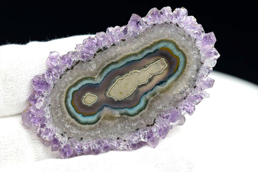 フラワーアメジスト スライス スタラクタイト 原石 ◆ウルグアイ・アルティガス産◆紫水晶｜アメジストクラスター｜原石｜Artigas Uruguay｜スタラクタイト｜鍾乳石｜天然石｜パワーストーン｜プレゼント ■39ショップ■400