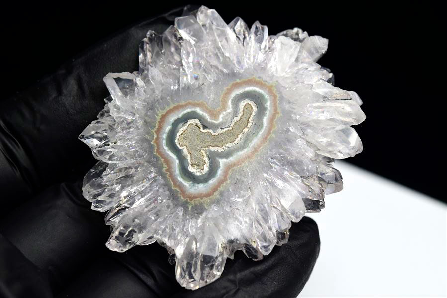 フラワーアメジスト スライス スタラクタイト 原石 ◆ウルグアイ・アルティガス産◆紫水晶｜アメジストクラスター｜原石｜Artigas Uruguay｜スタラクタイト｜鍾乳石｜天然石｜パワーストーン｜プレゼント ■39ショップ■250