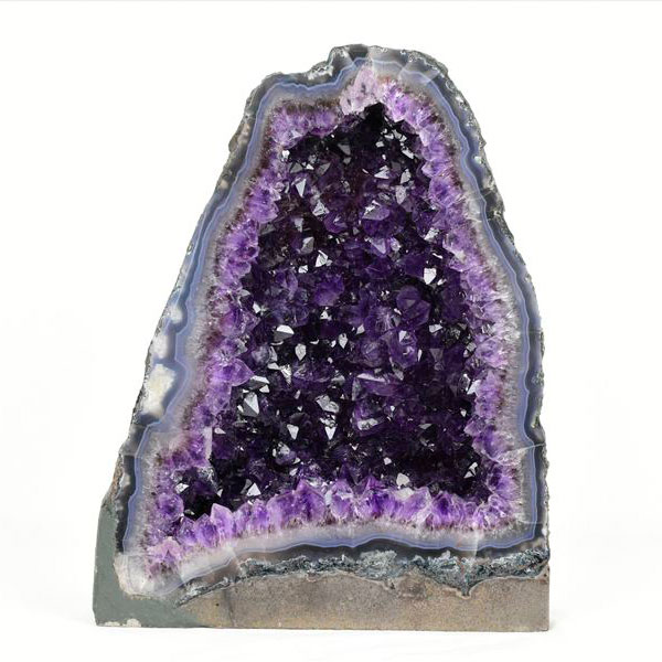  激レア・背面セメント加工無し 純天然 アメジストドーム カペーラ ジオ...