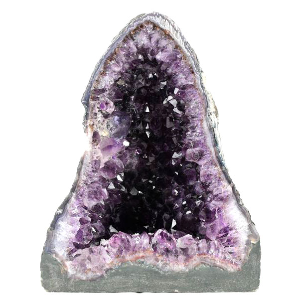  激レア・背面セメント加工無し 純天然 アメジストドーム カペーラ ジオ...