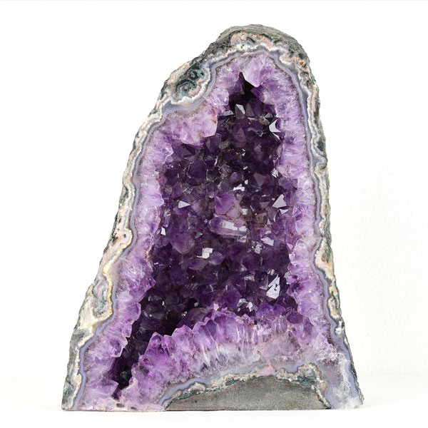  激レア・背面セメント加工無し 純天然 アメジストドーム カペーラ ジオ...