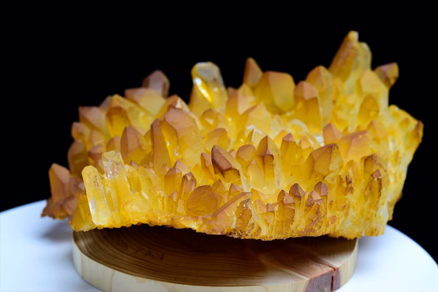 アーカンソー 水晶 ゴールデンクォーツ クラスター 原石 ●アメリカ・アーカンソー州産 ● 約746.5g ゴールデンヒーラー｜クラスター｜天然オーラフレーム｜原石｜天然石｜パワーストーン｜激レアプレミアム ■39ショップ■