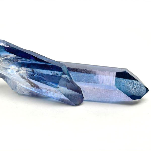 ◆Arkansas◆ アクアオーラ タンザンオーラ 結晶 原石 アメリカ・アーカンソー州産 【約29.8g】ポイント｜ミニクラスター｜蒸着水晶｜オーラクォーツ｜天然水晶｜sky blue aura｜原石｜単結晶｜ポイント｜クラスター｜天然石｜パワーストーン｜ ■39ショップ■280