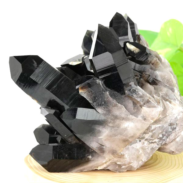■アーカンソー州産■黒水晶 スモーキークォーツ クラスター 原石 ◆現物画像◆ 【約1253g】アーカンソー産｜水晶｜スモーキークォーツ｜クリスタルクラスター｜群晶｜原石｜天然石｜パワーストーン ■39ショップ■