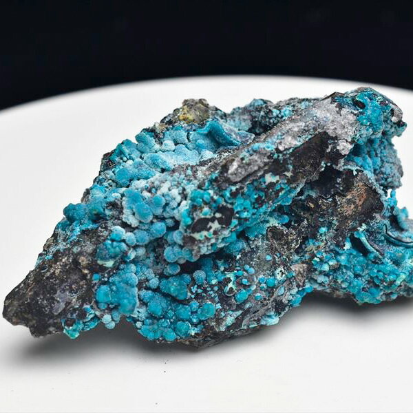 ◆2019年・新産鉱物◆クリソコラクォーツ ペルー・Tentadora鉱山産chrysocolla with Quartz ｜珪孔雀石共生水晶Huancavelica Tentadora Mine｜クリソコラオンクォーツ｜ジェムシリカ｜ペルー産｜ワンカベリカ｜テンタドラ■39ショップ■