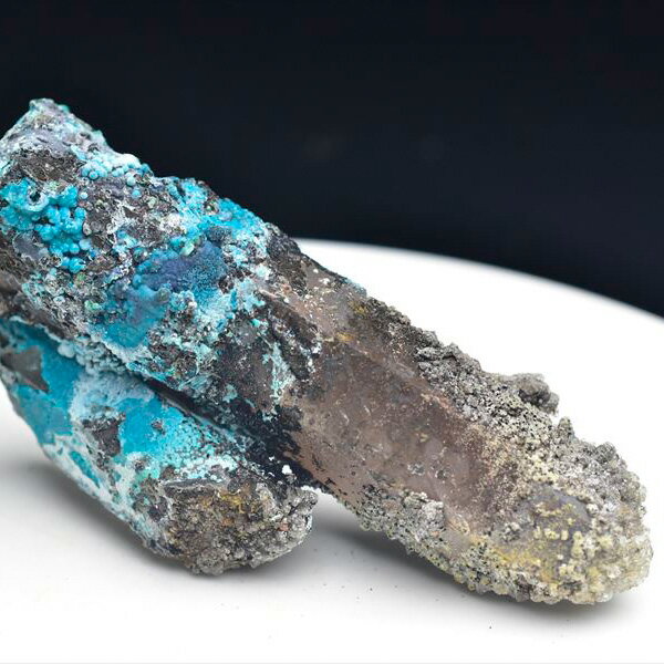 ◆2019年・新産鉱物◆クリソコラクォーツ ペルー・Tentadora鉱山産chrysocolla with Quartz ｜珪孔雀石共生水晶Huancavelica Tentadora Mine｜クリソコラオンクォーツ｜ジェムシリカ｜ペルー産｜ワンカベリカ｜テンタドラ■39ショップ■