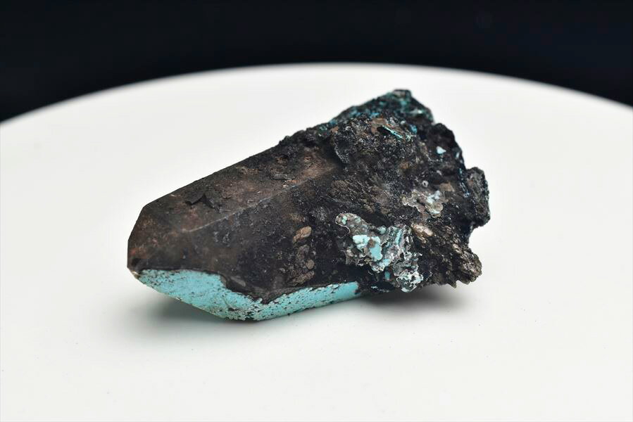 ◆2019年・新産鉱物◆クリソコラクォーツ ペルー・Tentadora鉱山産chrysocolla with Quartz ｜珪孔雀石共生水晶Huancavelica Tentadora Mine｜クリソコラオンクォーツ｜ジェムシリカ｜ペルー産｜ワンカベリカ｜テンタドラ■39ショップ■