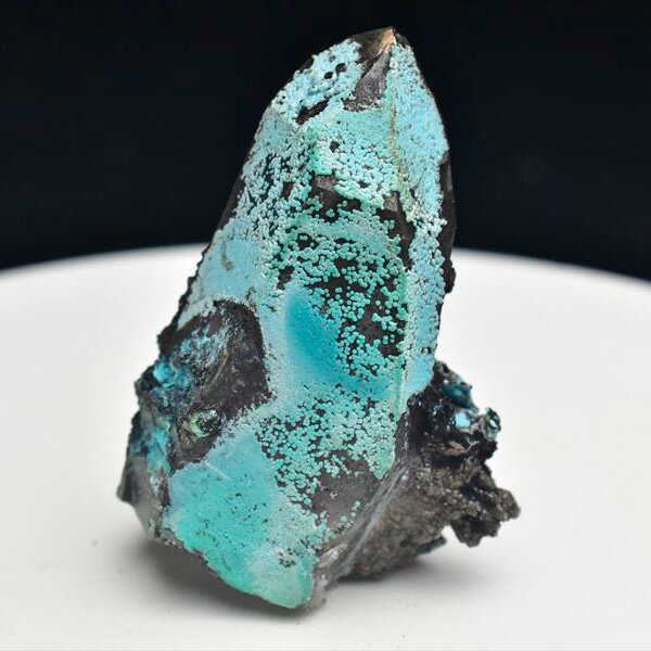 ◆2019年・新産鉱物◆クリソコラクォーツ ペルー・Tentadora鉱山産chrysocolla with Quartz ｜珪孔雀石共生水晶Huancavelica Tentadora Mine｜クリソコラオンクォーツ｜ジェムシリカ｜ペルー産｜ワンカベリカ｜テンタドラ■39ショップ■