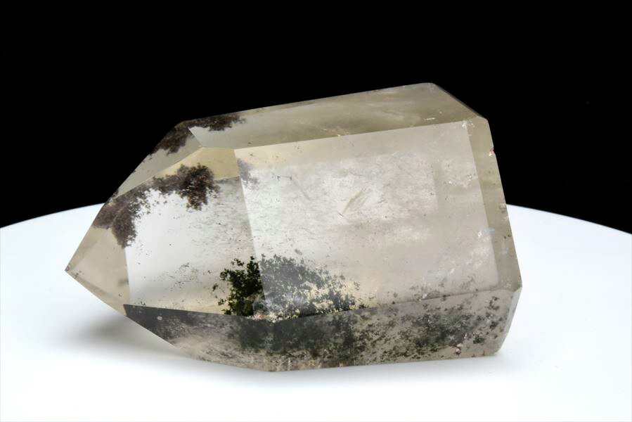 グリーンファントム ポイント 六角柱■ブラジル産■ 約370.5g 幻影水晶｜タワー｜天然石｜パワーストーン｜ポリッシュ｜庭園水晶｜ガーデンクォーツ｜ファントム｜グリーンファントム｜green phantom｜garden quartz point｜ ■39ショップ■