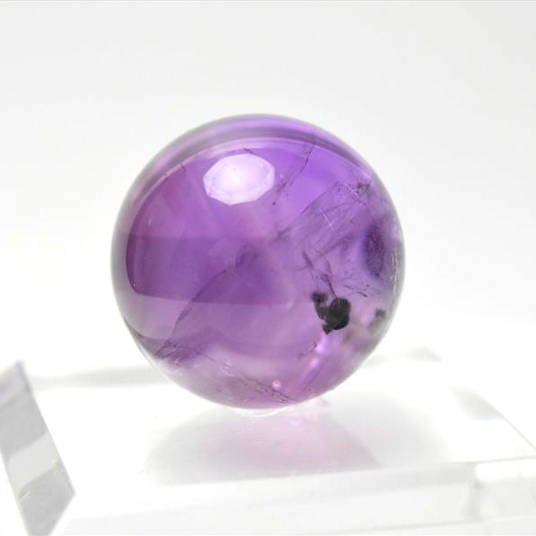  約28.8mm珠  ロマネサイトインアメジスト ファントム 丸玉 ブラジル産 ...