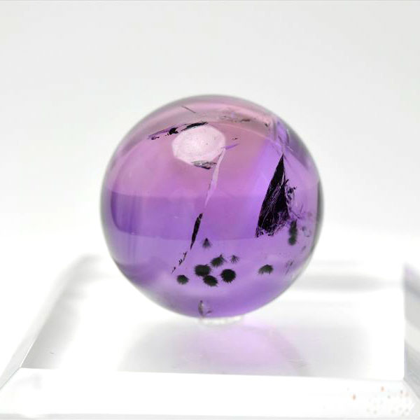  約27.2mm珠  ロマネサイトインアメジスト ファントム 丸玉 ブラジル産 ...