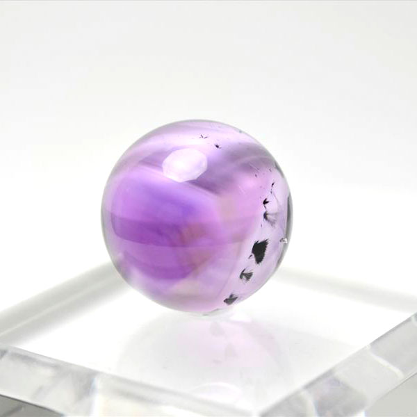  約23.2mm珠  ロマネサイトインアメジスト ファントム 丸玉 ブラジル産 ...