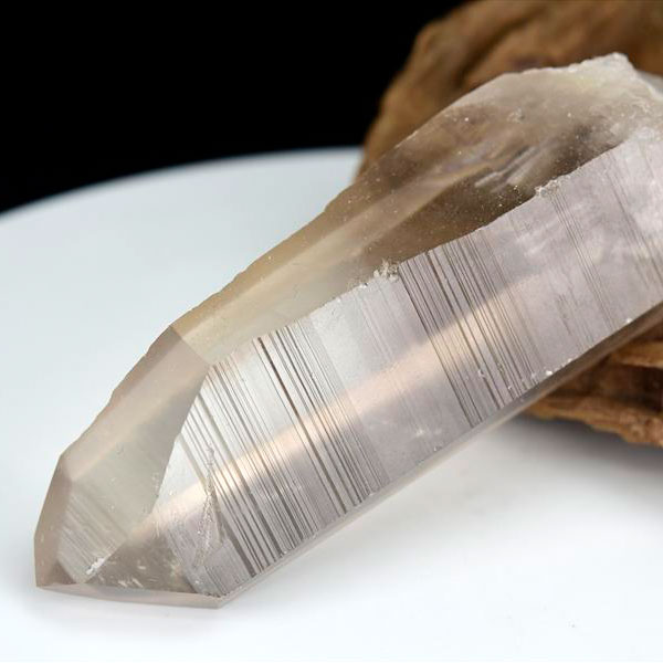  Joaquim Felicio  レムリアンシード スモーキー クリスタル ポイント 約...