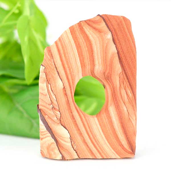 Rakuten - サンドストーン ナバホストーン 置物 【アメリカ・アリゾナ州産】【約460g】砂岩｜ナバホストーン｜サンドストーン｜アリゾナ｜モニュメントバレー｜オブジェ｜カットベース｜天然石 ■39ショップ■