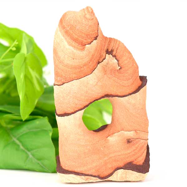 Rakuten - サンドストーン ナバホストーン 置物 【アメリカ・アリゾナ州産】【約523.5g】砂岩｜ナバホストーン｜サンドストーン｜アリゾナ｜モニュメントバレー｜オブジェ｜カットベース｜天然石 ■39ショップ■