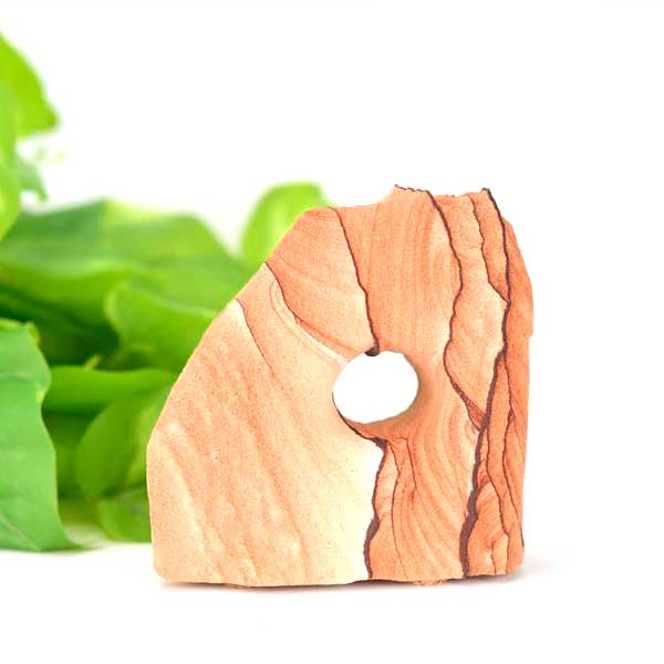 Rakuten - サンドストーン ナバホストーン 置物 【アメリカ・アリゾナ州産】【約361g】砂岩｜ナバホストーン｜サンドストーン｜アリゾナ｜モニュメントバレー｜オブジェ｜カットベース｜天然石 ■39ショップ■