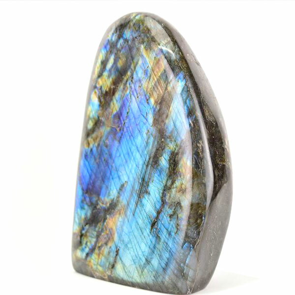 ラブラドライト フリーフォーム 磨き石 置物 マダガスカル産  約1781g ...