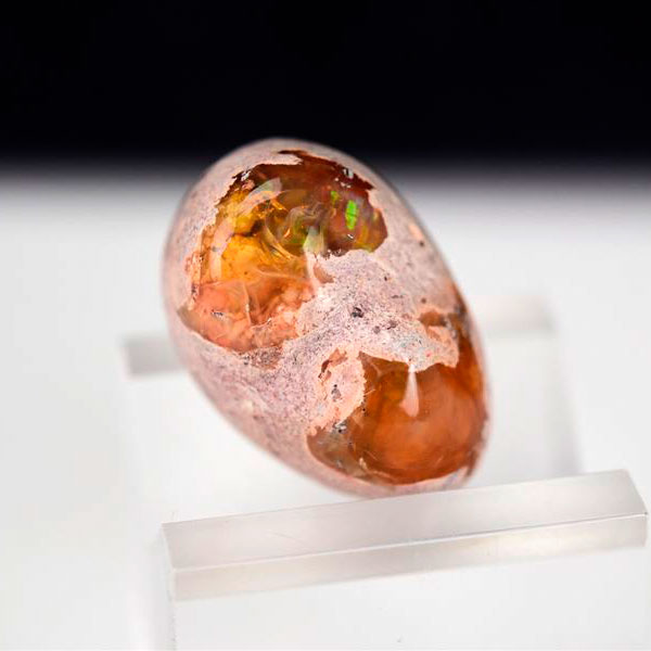 Rakuten - カンテラオパール カボションルース メキシコ産【約27ct】オパール｜蛋白石｜遊色｜裸石｜パワーストーン｜ハンドメイド素材に｜母岩オパール｜プレシャスオパール｜天然石 ■39ショップ■