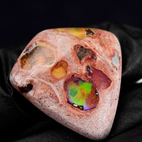 Rakuten - カンテラオパール カボションルース メキシコ産【約18ct】オパール｜蛋白石｜遊色｜裸石｜パワーストーン｜ハンドメイド素材に｜母岩オパール｜プレシャスオパール｜天然石 ■39ショップ■