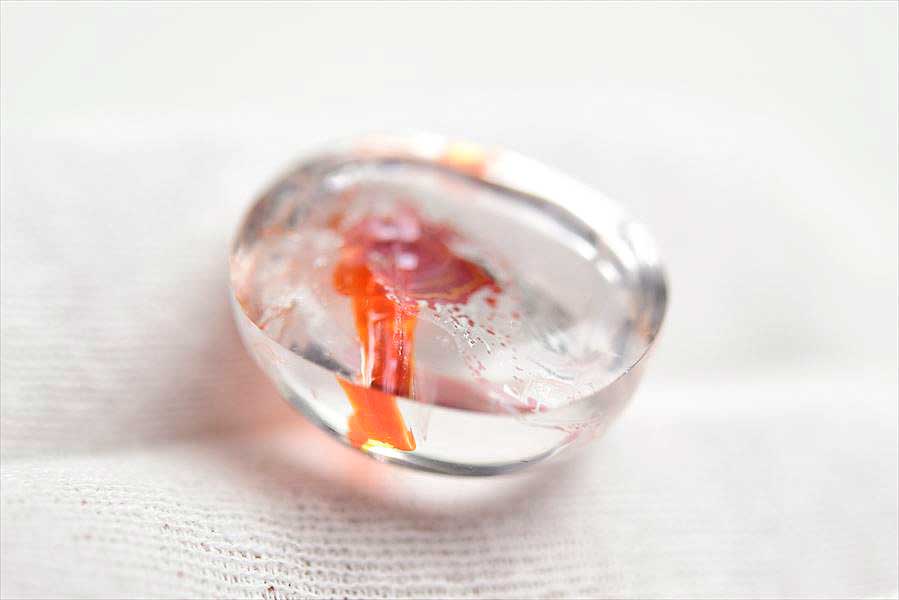 最高級 ナチュラル オーラクォーツ カボション ルース タンブル ◆自然が創り出す造形美◆ブラジル産｜ライモナイトインクォーツ｜フェルジナスインクリュージョン｜握り石｜裸石｜天然石｜パワーストーン｜ ■39ショップ■