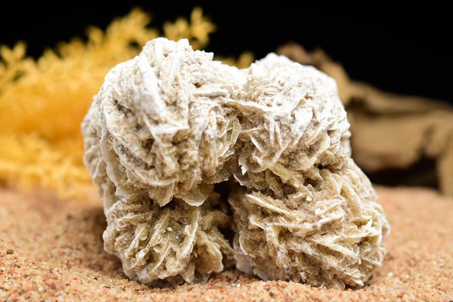 デザートローズ セレナイトローズ クラスター ■約242g■ メキシコ・チワワ州 サマラユカ産フローズンセレナイト｜ジプサム｜ローズ｜セレナイト｜砂漠のバラ｜天然石｜原石｜■39ショップ■