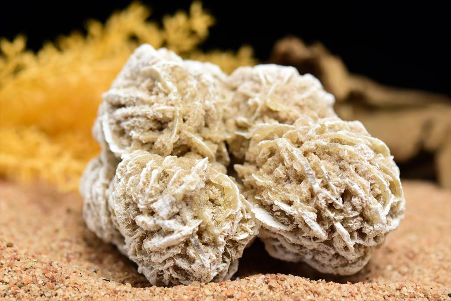 デザートローズ セレナイトローズ クラスター ■約242g■ メキシコ・チワワ州 サマラユカ産フローズンセレナイト｜ジプサム｜ローズ｜セレナイト｜砂漠のバラ｜天然石｜原石｜■39ショップ■