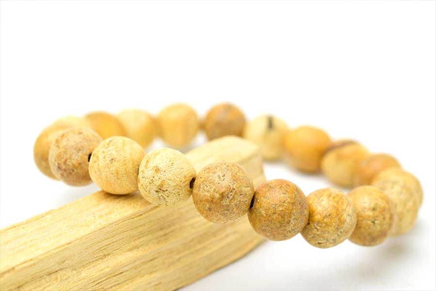 秋の特別クーポン｜パロサントウッド ブレスレット 香木【ペルー産】【約9.5mm〜約...